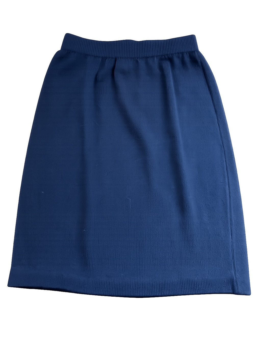 St. John Collection by Marie Gray Navy Blue Santana Knit Pencil Skirt Size 4 USA